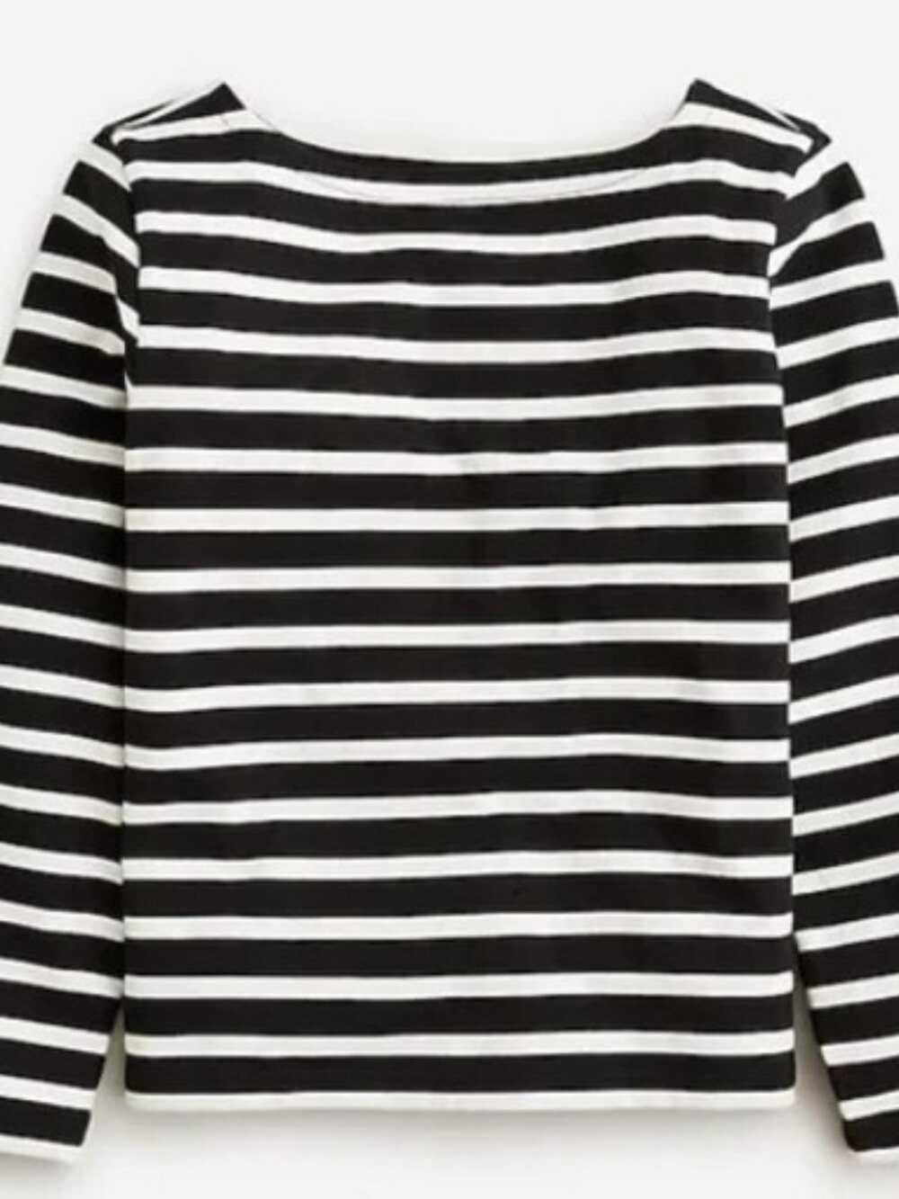 J Crew Classic mariner cloth boatneck T-shirt in stripe - Picture 1 of 9